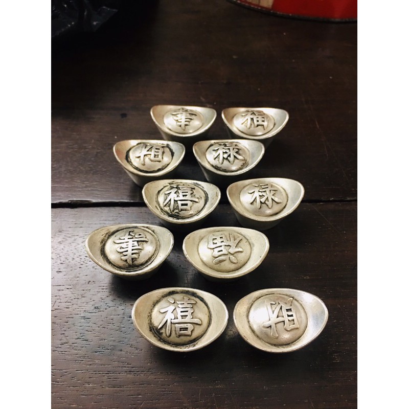 THỎI BẠC MINI PHONG THUỶ