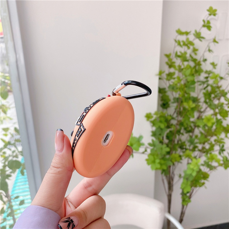Vỏ Bảo Vệ Hộp Sạc Tai Nghe Bluetooth Apple Airpods 1 / 2  Hình Mèo Naruto Dễ Thương Ốp
