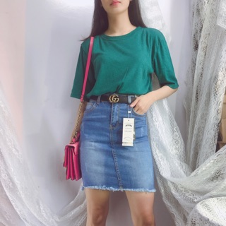 ÁO THUN TRƠN TAY LỠ - ÁO THUN BASIC FREE SIZE