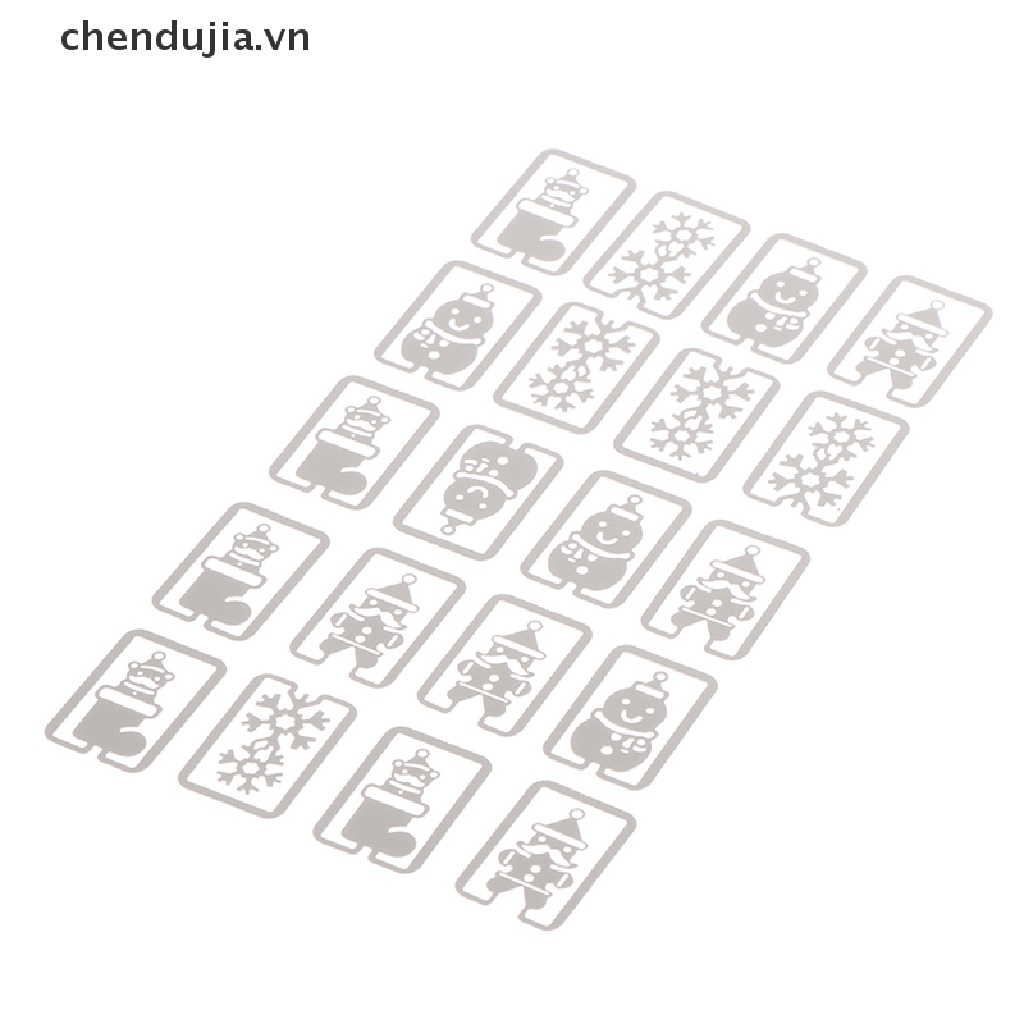 Set 20 Kẹp Đánh Dấu Trang Sách Mini Bằng Kim Loại Mạ Bạc Họa Tiết Hoạt Hình