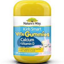 Vita Gummies Nature's Way [Úc] Kẹo gôm tăng cường bổ sung vitamin cho bé - 60 viên vị gum - 3 vị