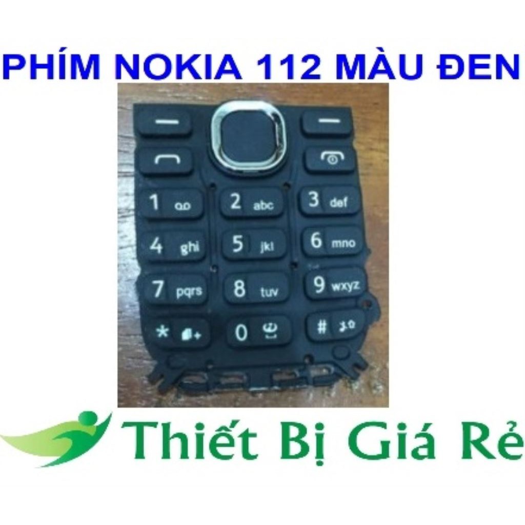 PHÍM NOKIA 112 MÀU ĐEN