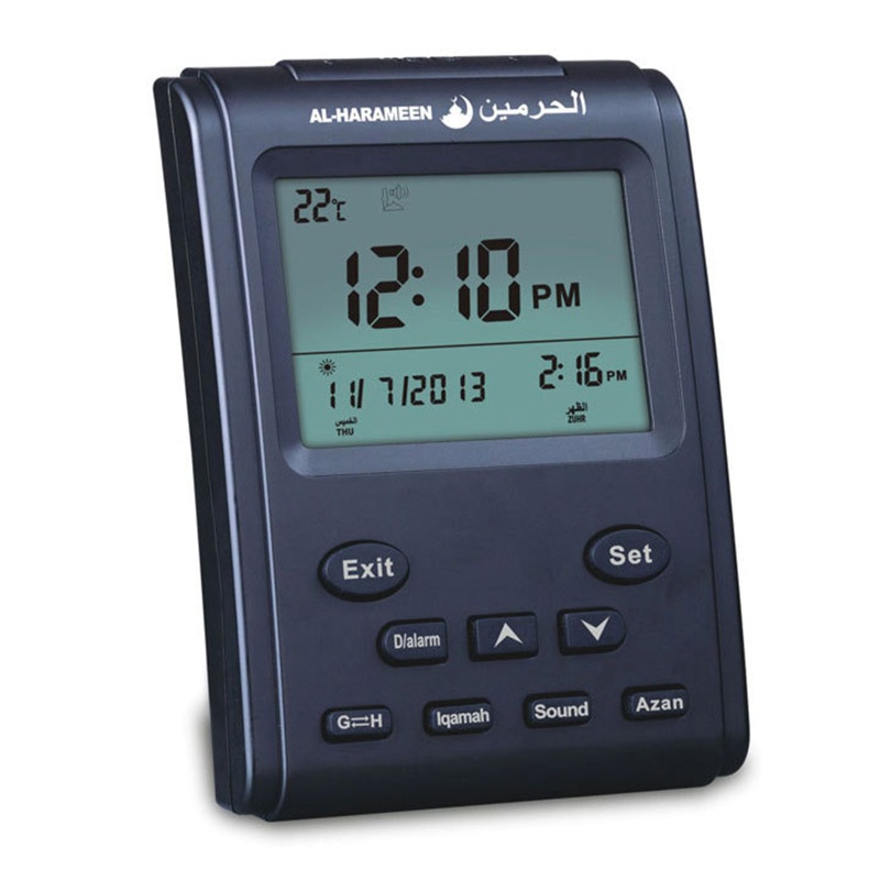 Đồng Hồ Báo Thức Kỹ Thuật Số Để Bàn Azan Mosque Kiểu Hồi Giáo Ả Rập Có Màn Hình LCD