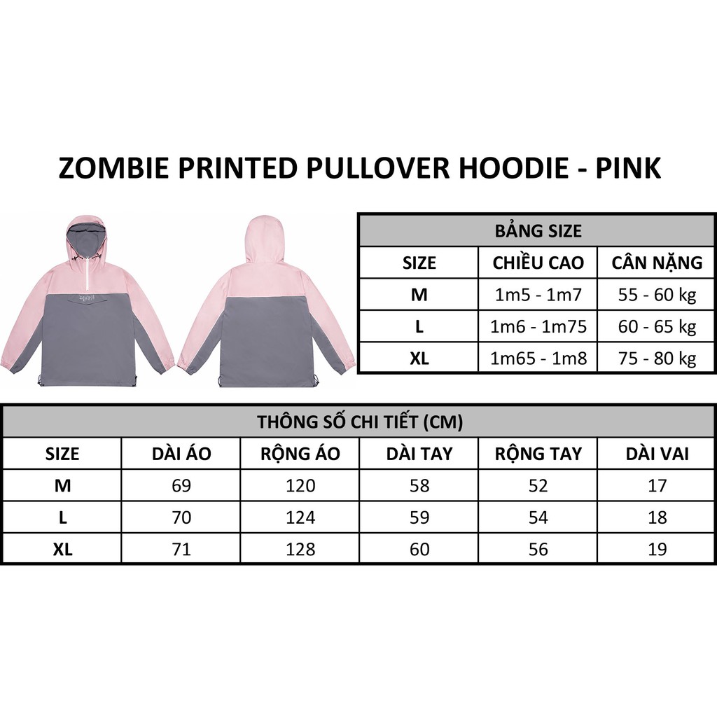 Áo ZOMBIE® Pullover Hoodie