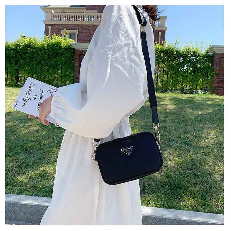 (ẢNH THẬT) TÚI P.R.A.D.A ĐEN ĐEO CHÉO SIÊU HOT HIT CHẤT ĐẸP | BigBuy360 - bigbuy360.vn