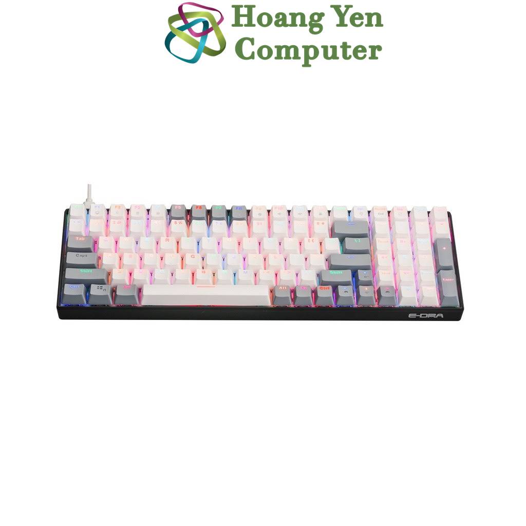 Bàn Phím Cơ E-Dra EK396 Đèn Led RGB  - BH 2 Năm Chính Hãng - Hoàng Yến Computer