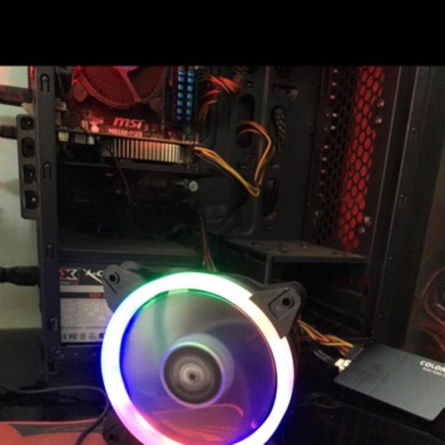 Fan led rgb không cần hud