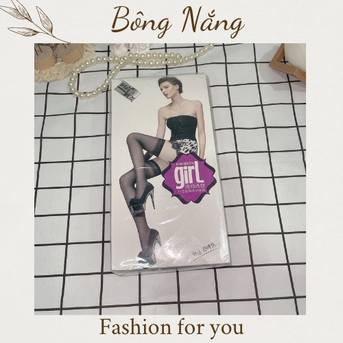 Vỉ 6 vớ đùi da co dãn tốt, mặc đầm dự tiệc, mắc váy ngắn hàng loại tốt