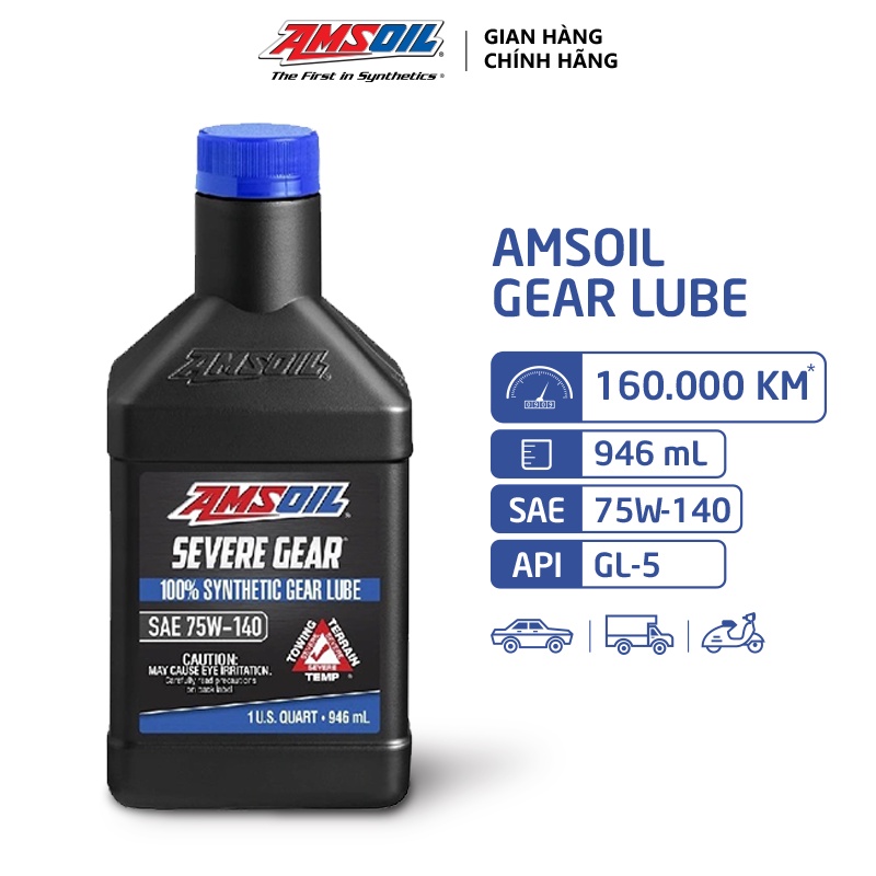 Dầu Hộp Số Amsoil Severe Gear 75W-140 946ml