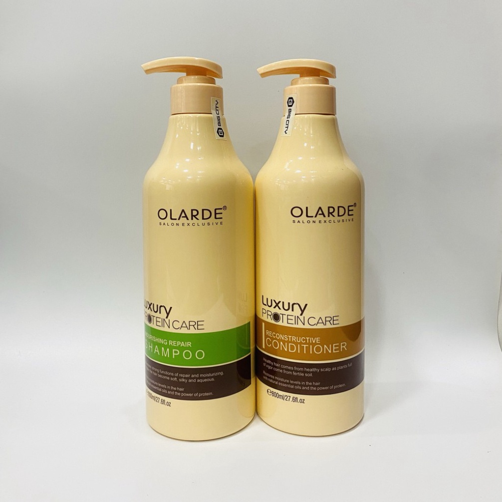 Dầu Gội Xả siêu mượt OLARDE - LUXRY PROTEIN CARE 500ml - 800ml