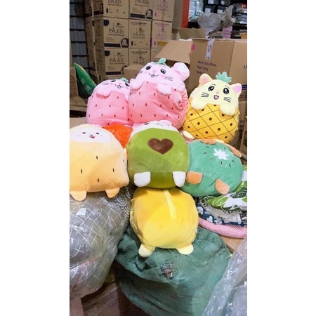 Sét chăn gối cho bé nhiều hình - bộ chăn gối văn phòng 2in1