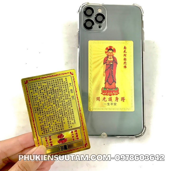 Thẻ Kim Bài Phật A Di Đà - TMT Collection - SP005750