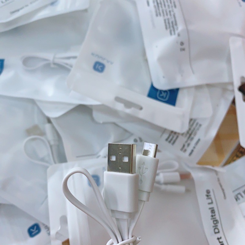 Cáp sạc Micro USB cho Xiaomi, oppo, sámung- sạc quạt- dài 30cm