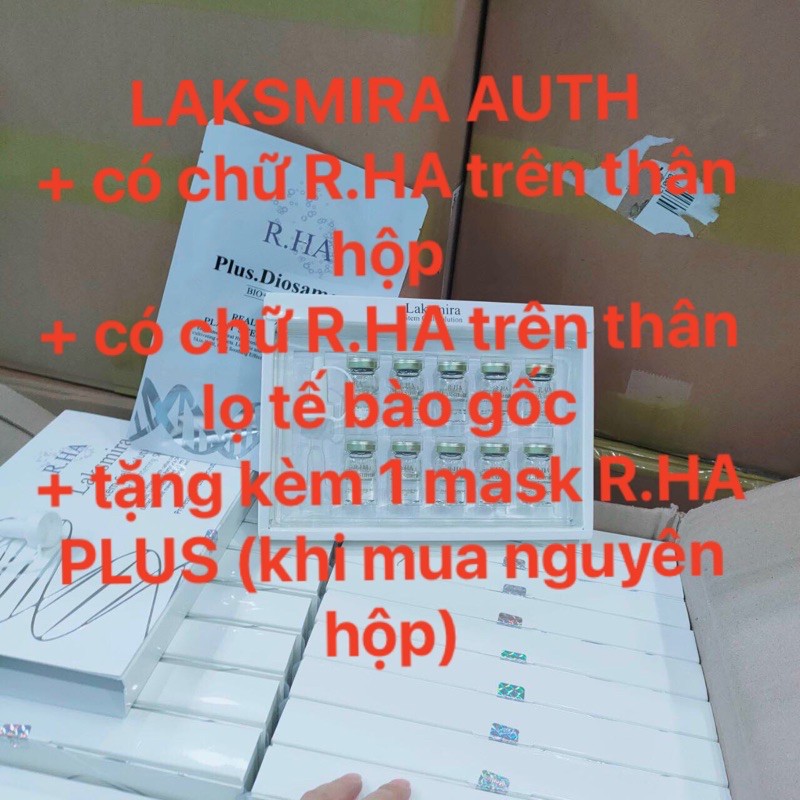 TẾ BÀO GỐC LAKSMIRA HÀNG CHUẨN❤FREESHIP❤ BILL HÀN, TẾ BÀO GỐC LAKSMIRA R.HA, HÀNG CHUẨN CÓ THÊM CHỮ R.HA TRÊN HỘP VÀ LỌ