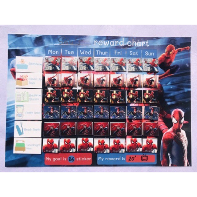 [ Hàng có sẵn ] Bảng thành tích học tập và khen thưởng cho bé