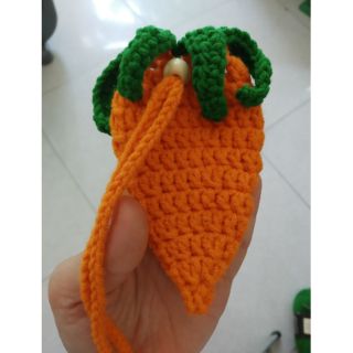 Túi đựng tỏi cho bé hình cà rốt