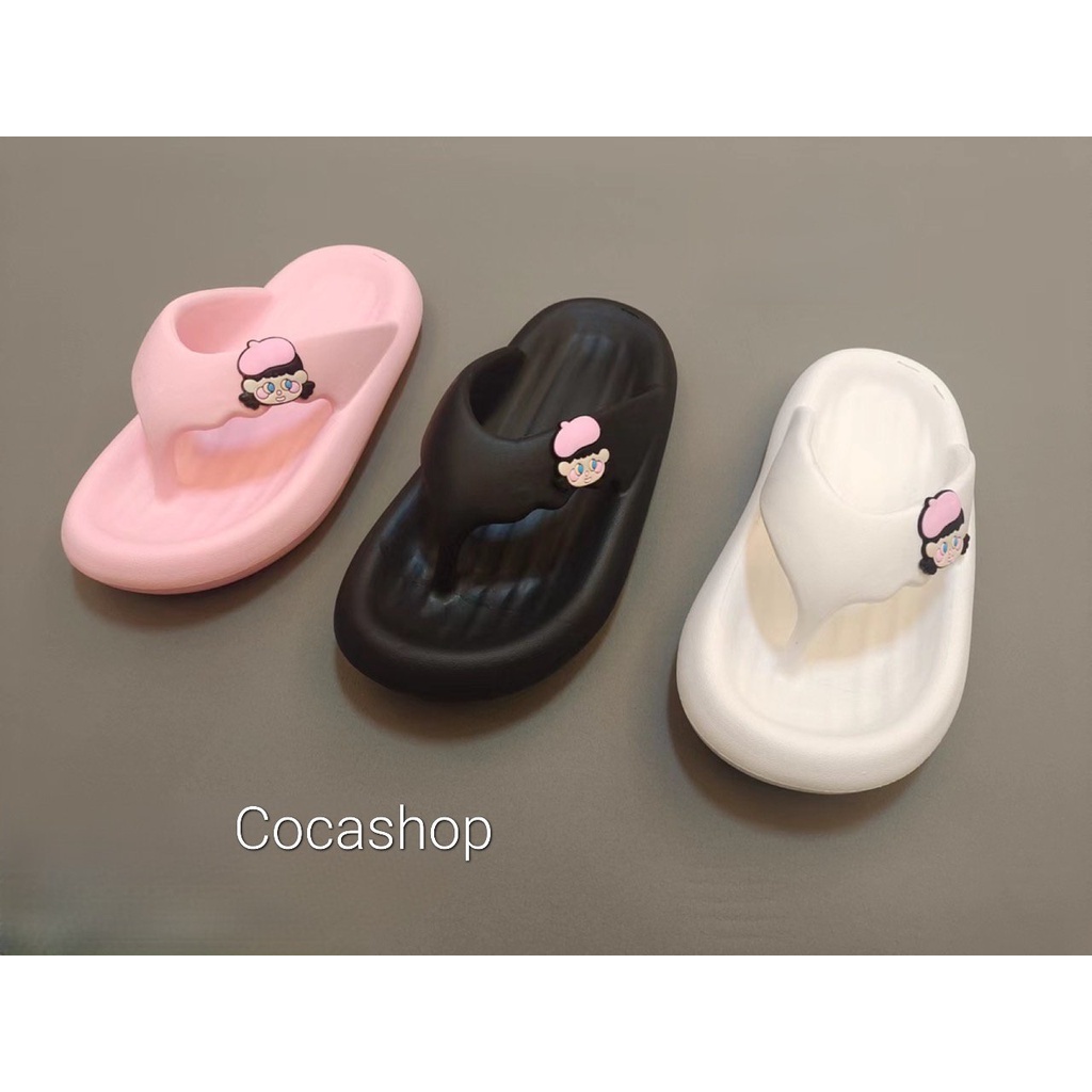 Tăng 1 size khách nhé Dép bánh mì cho nữ phong cách, DÉP KẸP cao su siêu nhẹ mèm êm chân hottrend