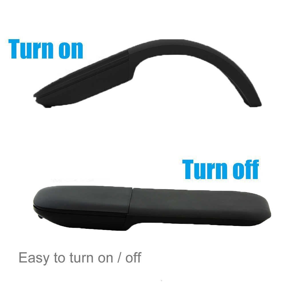 Chuột máy tính không dây bluetooth 4.0 êm vòng cung cảm ứng siêu mỏng laser thư giãn cho Microsoft