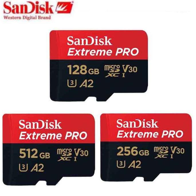 Thẻ Nhớ Sandisk Extreme Pro A2 Microsd 32gb 64gb 128gb 256gb 512gb 1tb - 32gb