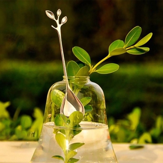 1pc Tableware + 1pc Fork Spoon Tea Coffee Spoons Steak Fork Dessert Fruit Fork
