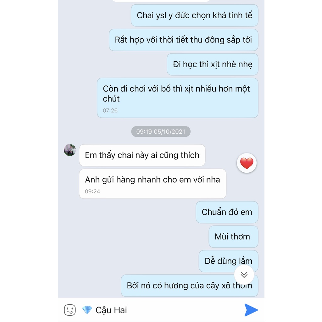 Nước hoa nam 𝗬𝘀𝗹 𝗬 𝗘𝗗𝗣_Hương Thơm Tươi Mát Sang Trọng chai (10ml) | BigBuy360 - bigbuy360.vn