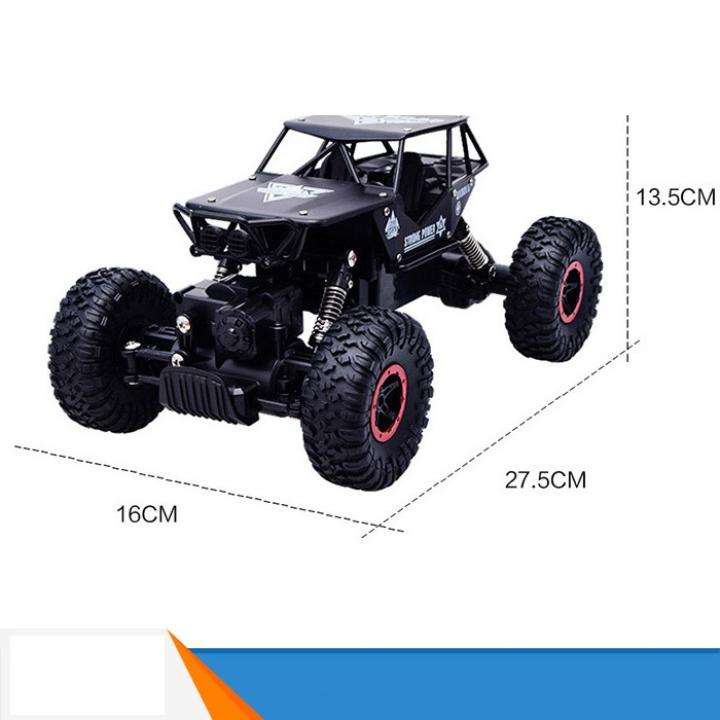 Xe địa hình điều khiển từ xa 2 cầu 4x4, tỷ lệ 1:20, xe ô tô điều khiển từ xa cỡ lớn tốc độ cao làm xe đồ chơi bé trai