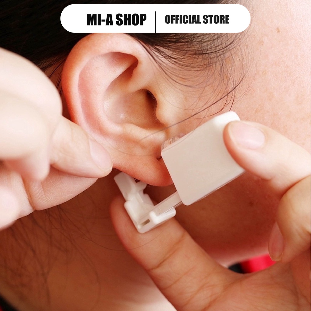 Đồ bấm lỗ tai (xỏ khuyên) cho người lớn, trẻ em, bé sơ sinh - xài 1 lần, an toàn, tiện lợi