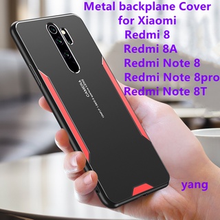 Ốp điện thoại kim loại cho xiaomi redmi 8 8a note 8 note 8 pro note 8t