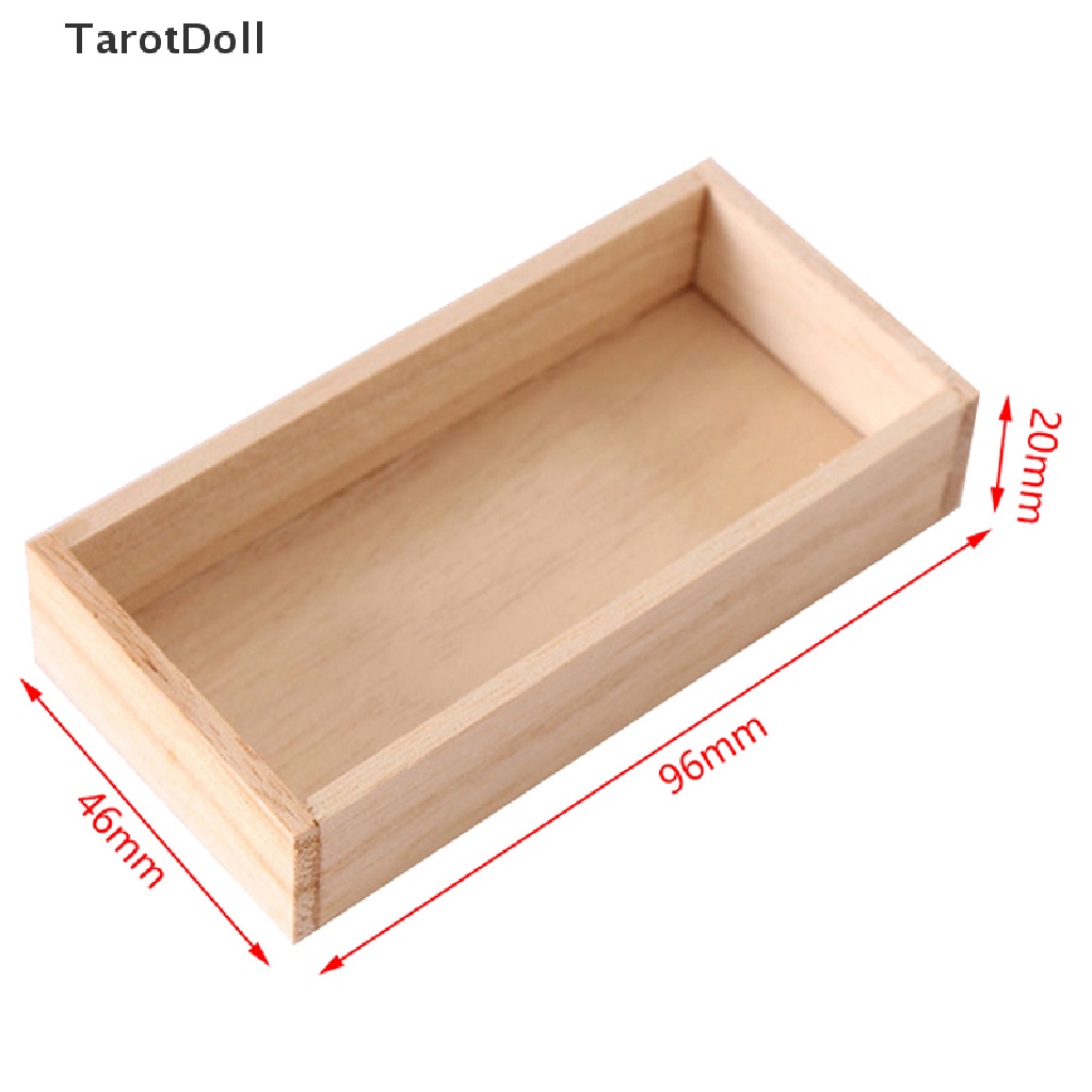 Giỏ Gỗ Mini Đựng Trái Cây Rau Củ Quả Trang Trí Nhà Búp Bê