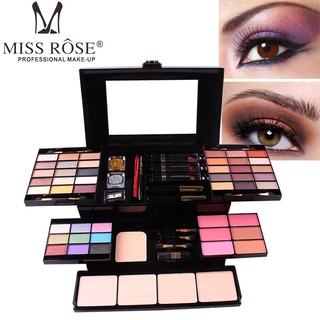 Bộ phấn mắt / môi / má hồng miss rose đa năng tiện dụng