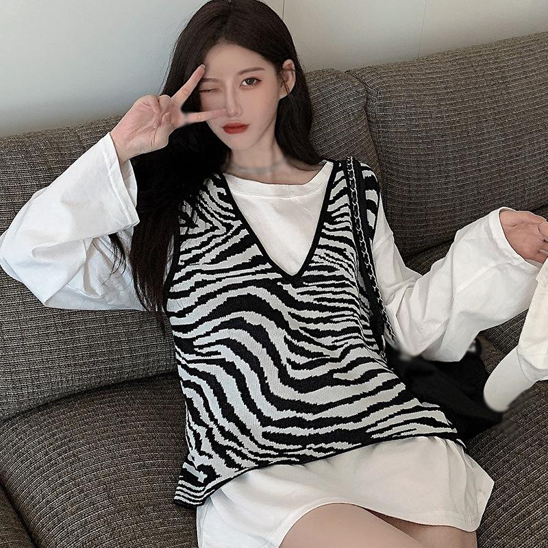 Áo Dệt Kim Không Tay Phong Cách Hong Kong Cổ Điển Sang Trọng Cho Nữ | BigBuy360 - bigbuy360.vn