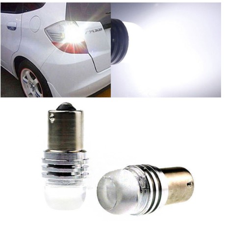 Bóng đèn LED de lùi xe hơi ô tô màu trắng siêu tiết kiệm sáng tốt 1156 DC 12V xi nhan báo rẽ cho Toyota Vios Innova