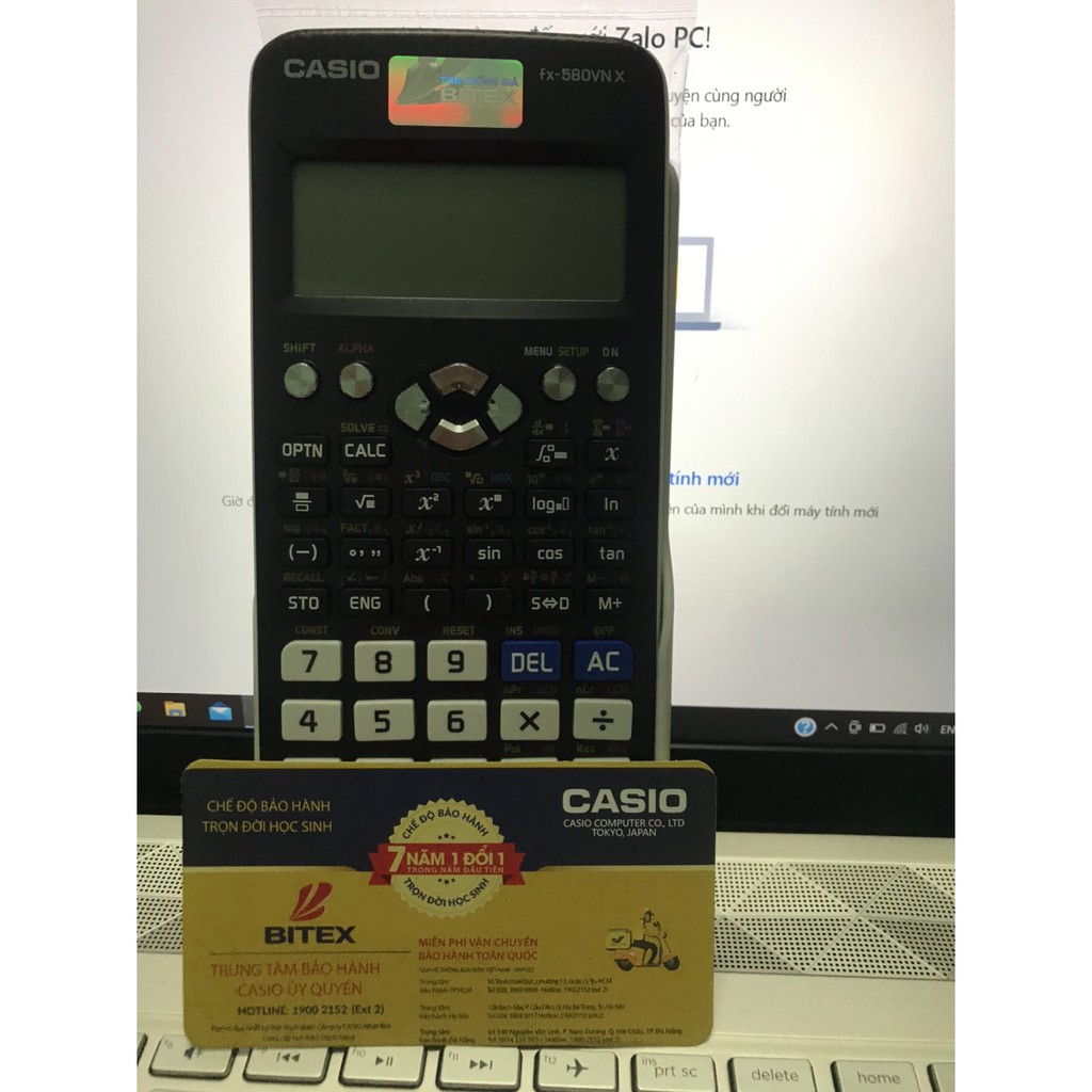 MÁY TÍNH Casio FX 580VNX (Bảo Hành 07Năm) Casio 580VN X