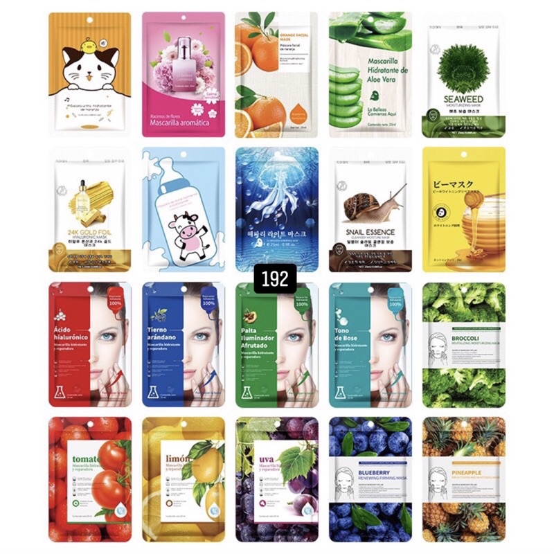 [rẻ vô địch] 1 Mặt Nạ Bioaqua Huda Images… ngẫu nhiên trái cây serum