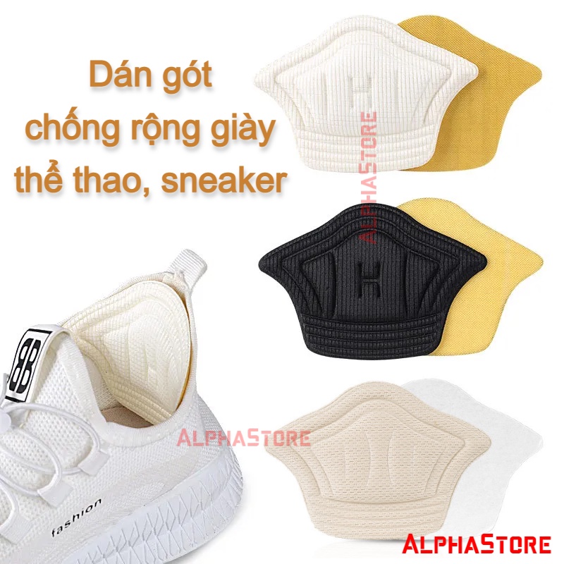 Miếng Dán Gót Giày Chống Rộng, Chống Nhấc Gót Chuyên Cho Giày Thể Thao, Sneaker - Cặp Miếng Dán Chống Nhấc Gót