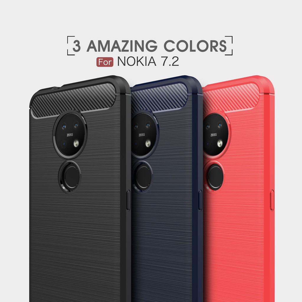 Ốp điện thoại sợi carbon chất lượng cho Nokia 7.2
