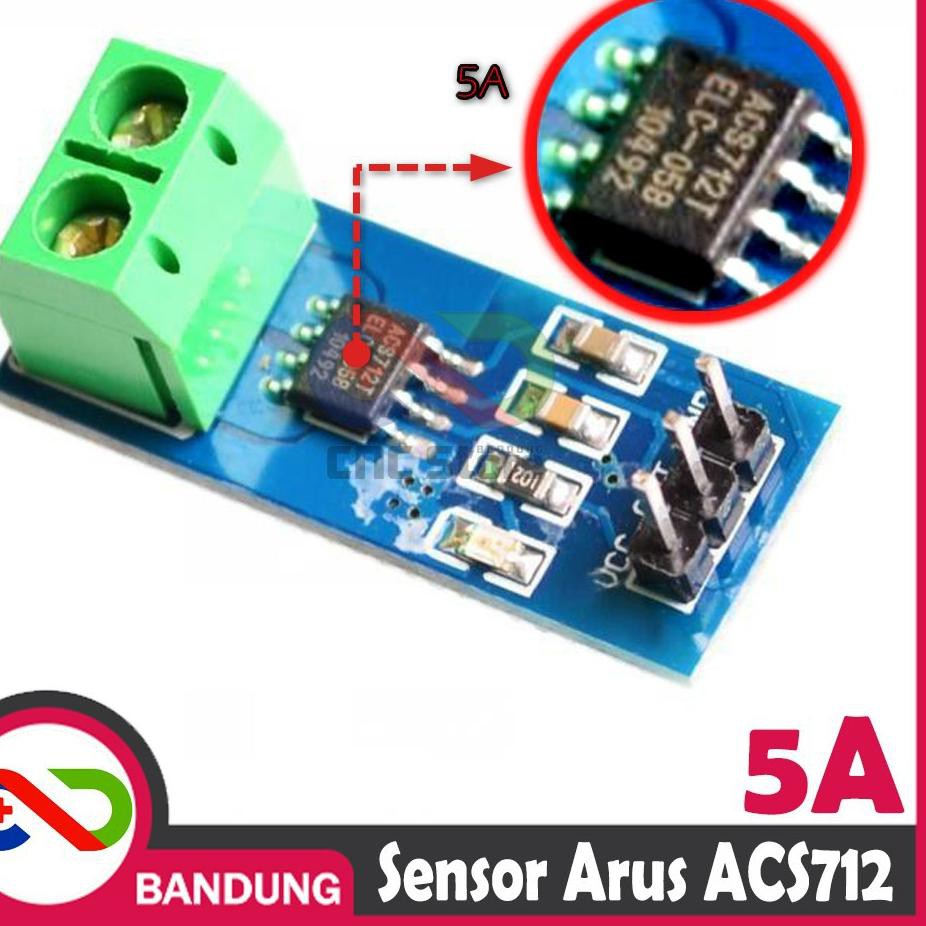 Mô Đun Cảm Biến Dòng Điện 5.5 Brand Acs712 5a Cho Arduino Uno Nano Mega