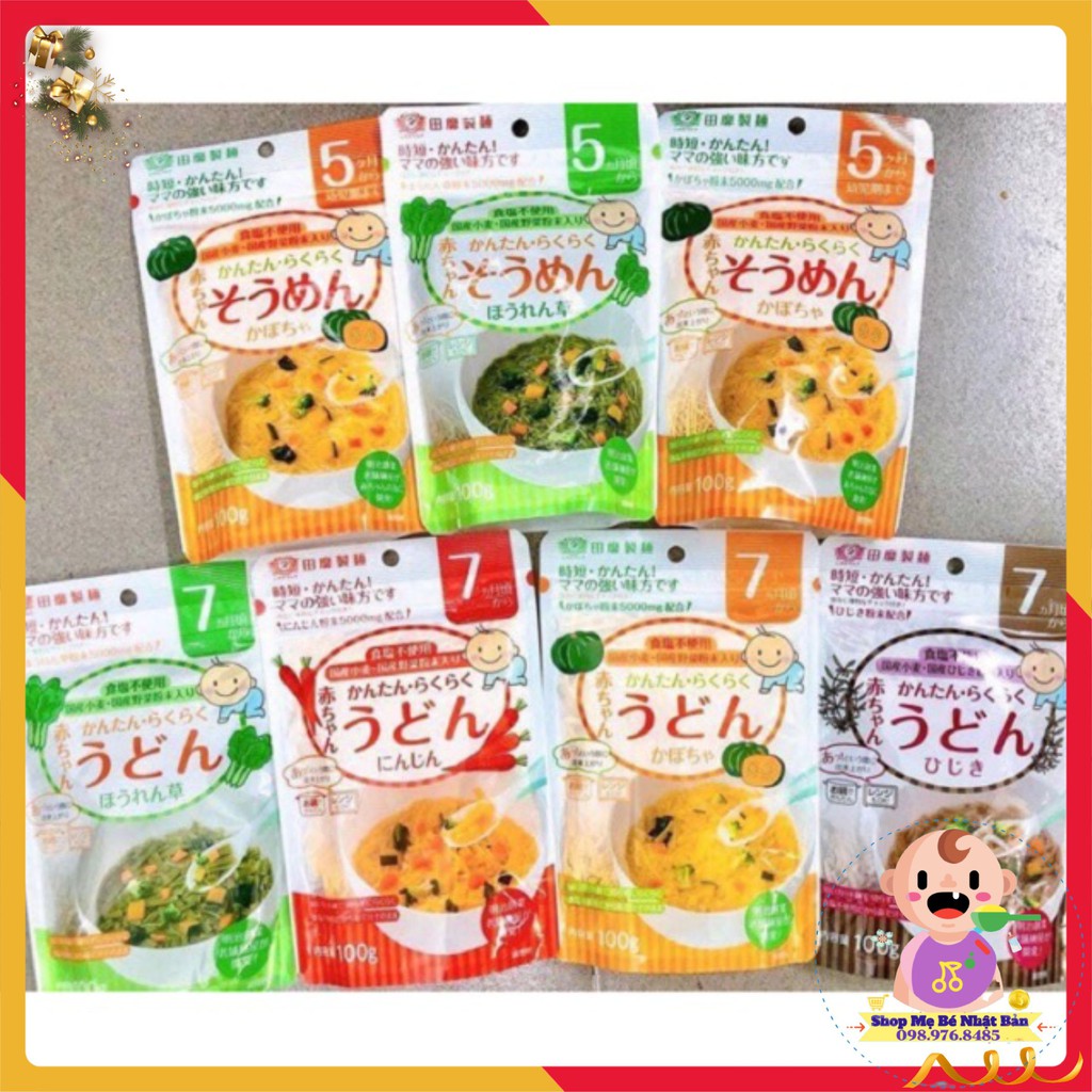 Mì Somen, Udon Rau Củ Tách Muối Nhật Bản