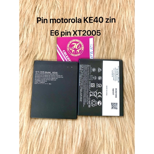 pin motorola E6 pin XT2005 zin : KE40