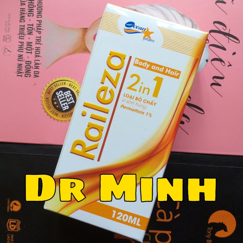 Raileza 120ml sữa tắm gội