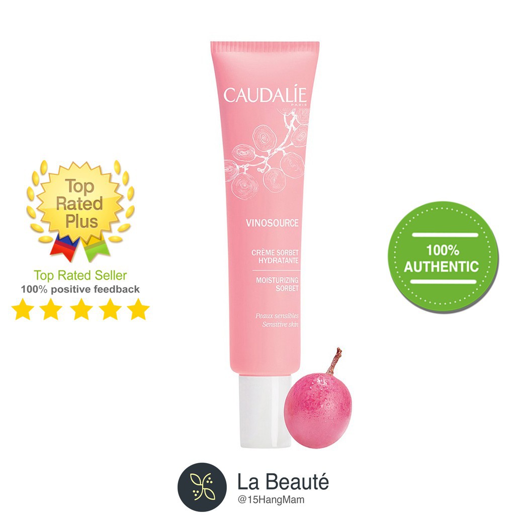 Caudalie Vinosource Crème Sorbet Hydratante - Kem Dưỡng Cho Da Nhạy Cảm 40ml