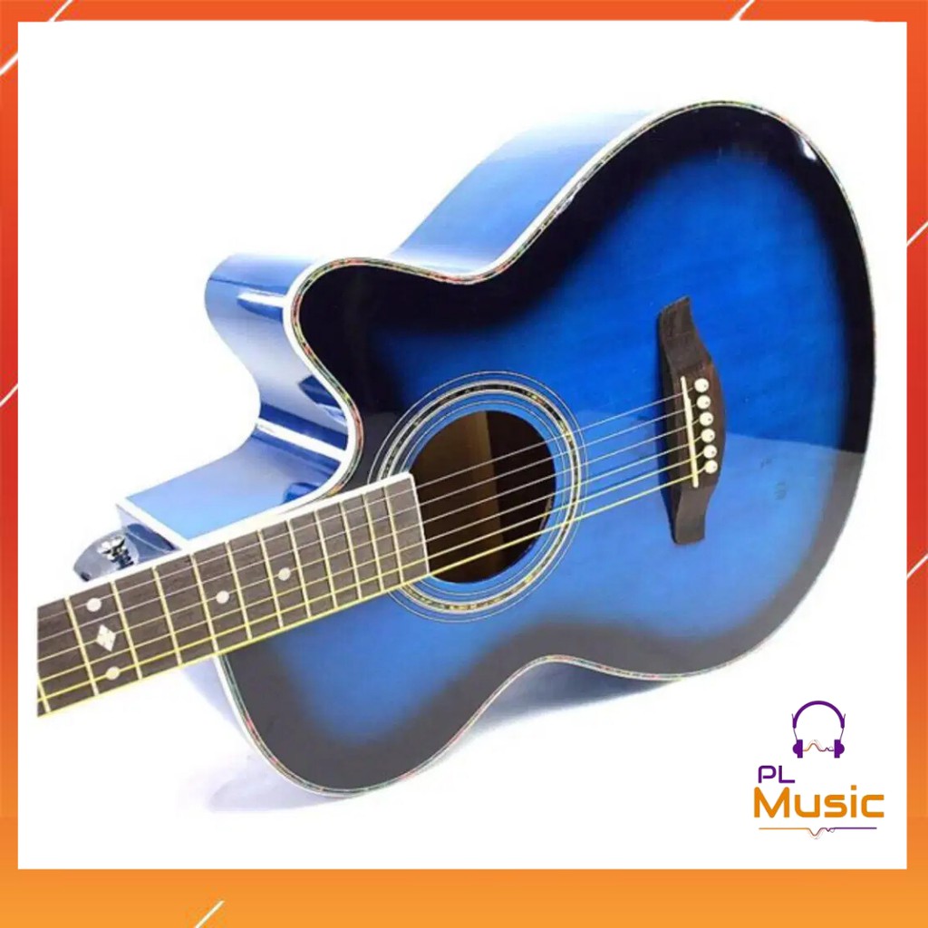 Đàn Guitar Acoustic giá rẻ cho người mới tập chơi Dream KBD có ty chỉnh cần - Tặng kèm phụ kiện