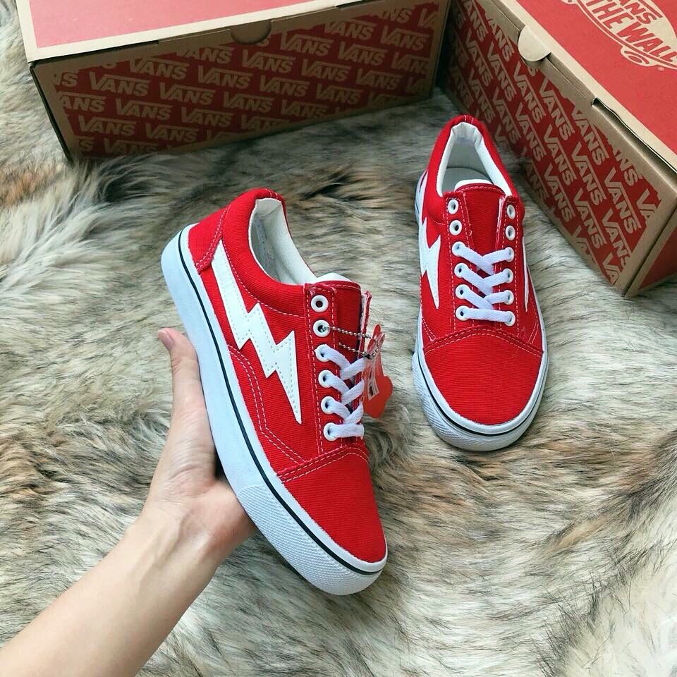 Giày nam, Giày Sneaker nam thể thao, cá tính, giày nam hot mọi thời đại mã Vans ( Đỏ)