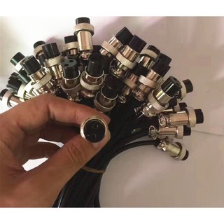 3 cái giắc khiển 2 chân kèm dây mỏ hàn tig , plasma Giắc máy hàn