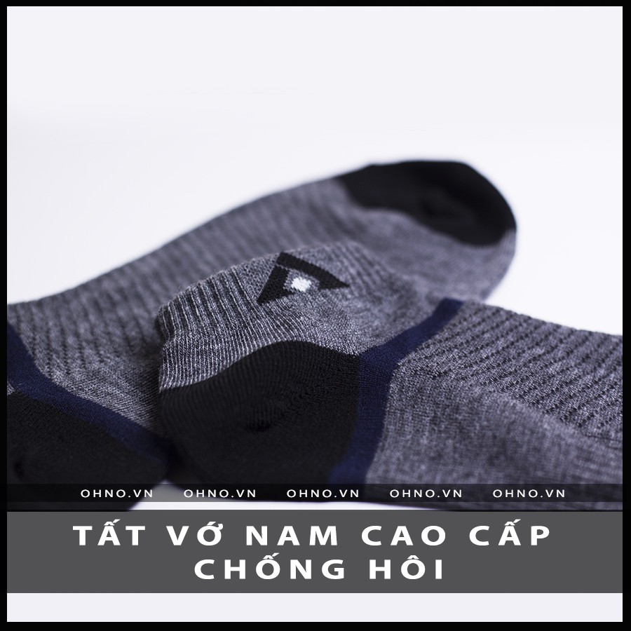 COMBO 5 Đôi TẤT VỚ NAM Cổ Ngắn Công Sở Cao Cấp Khử Chống Mùi Hôi Chân Thoáng Khí 100% COTTON