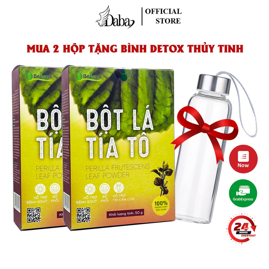 Bột Tía Tô Nguyên Chất Sấy Lạnh - Đánh bay Gout, cam, ho, giải độc gan hiệu quả