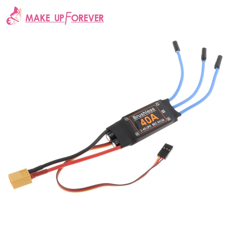 Động cơ không chổi than ESC Xt60 40A cho máy bay điều khiển từ xa tiện dụng