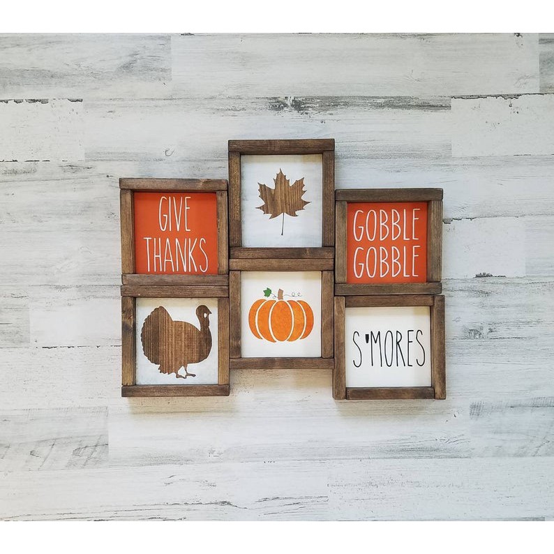 Bộ sưu tập biển gỗ - tranh treo tường MINI trang trí decor vintage  - Trang trí mùa xuân, giáng sinh