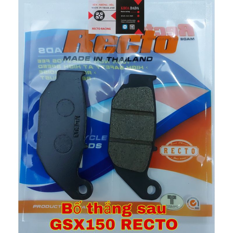 Bố thắng sau GSX R150 Recto, thái lan