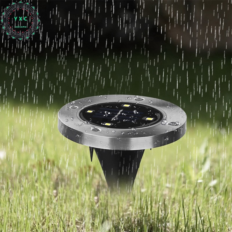 Đèn cắm đất 4-16 led kèm pin mặt trời tiện dụng